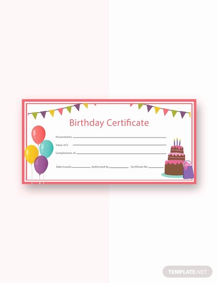 Birthday Gift Certificate Template Free Awesome Free Birthday Gift Certificate Template Download 232