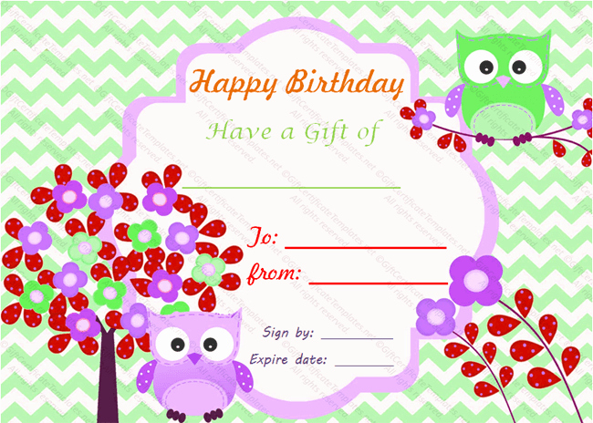 Birthday Gift Certificate Template Free Unique Birthday Bumps Gift Certificate Template