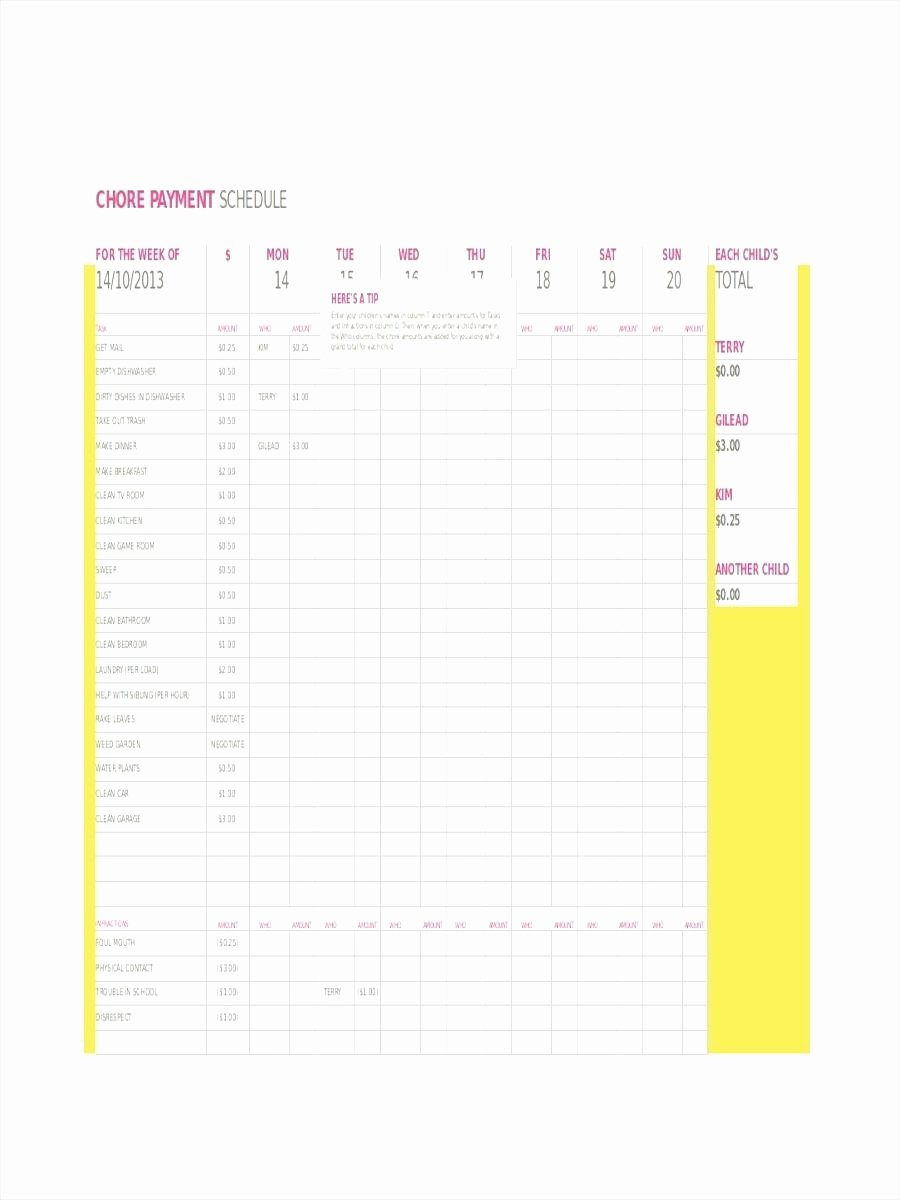 Biweekly Pay Schedule Template Fresh Template Pay Schedule Template