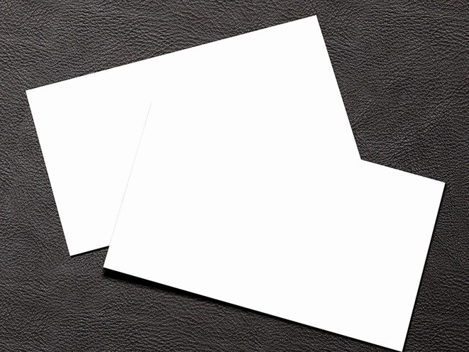 Blank Business Card Template Psd Inspirational Free Simple White Blank Business Card Mockup Psd Titanui