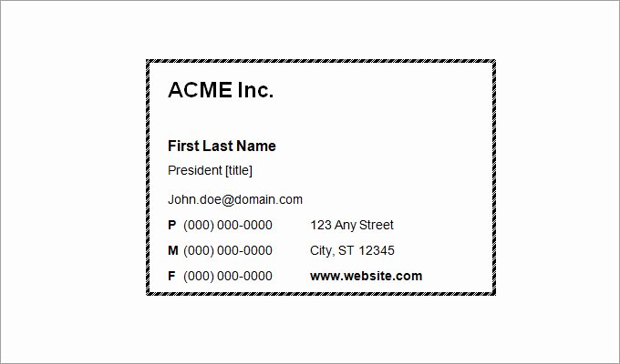 Blank Business Card Template Word Fresh 44 Free Blank Business Card Templates Ai Word Psd