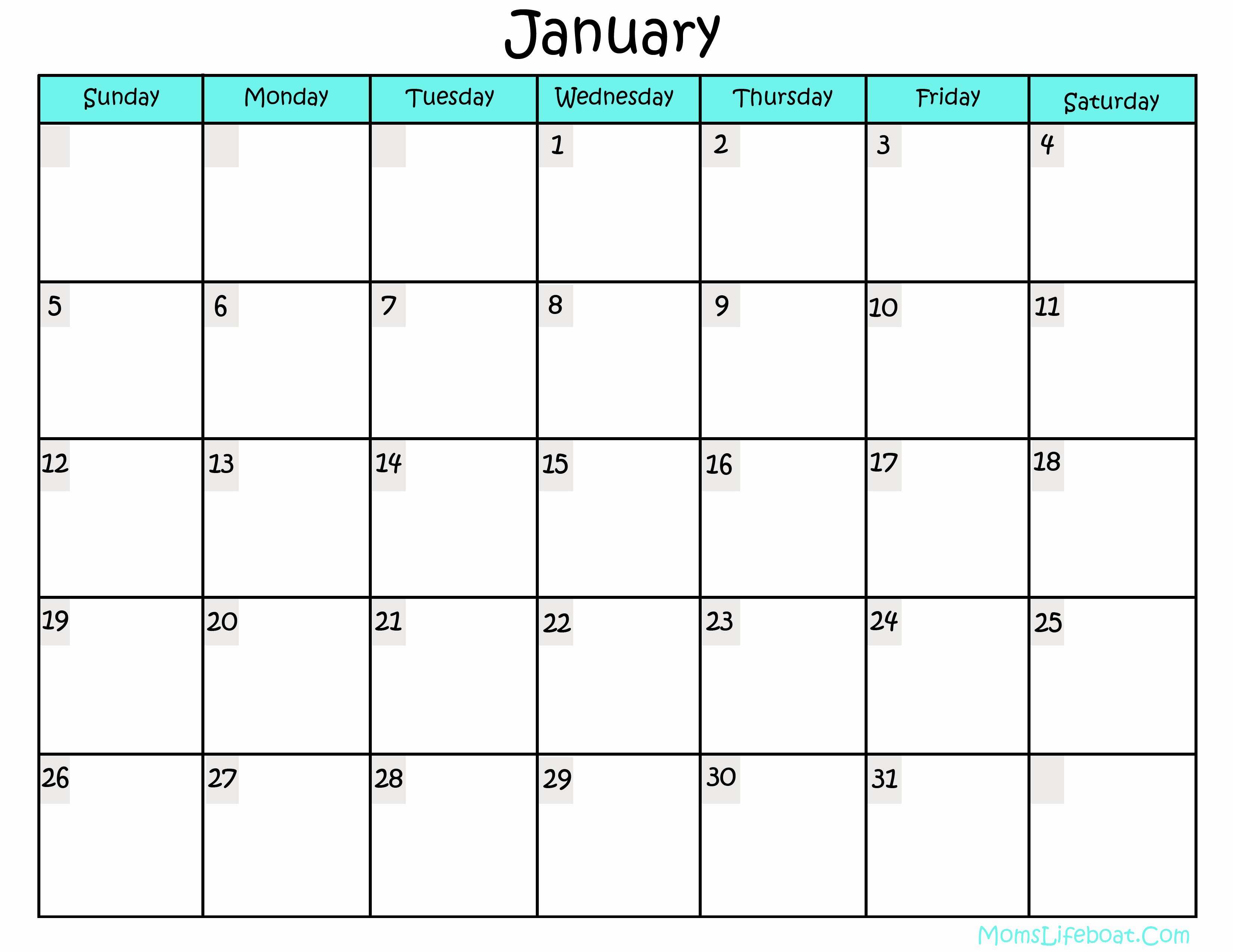 Blank Calendar Template 2016 Beautiful Free Printable Blank Calendar Template 2016 Printable