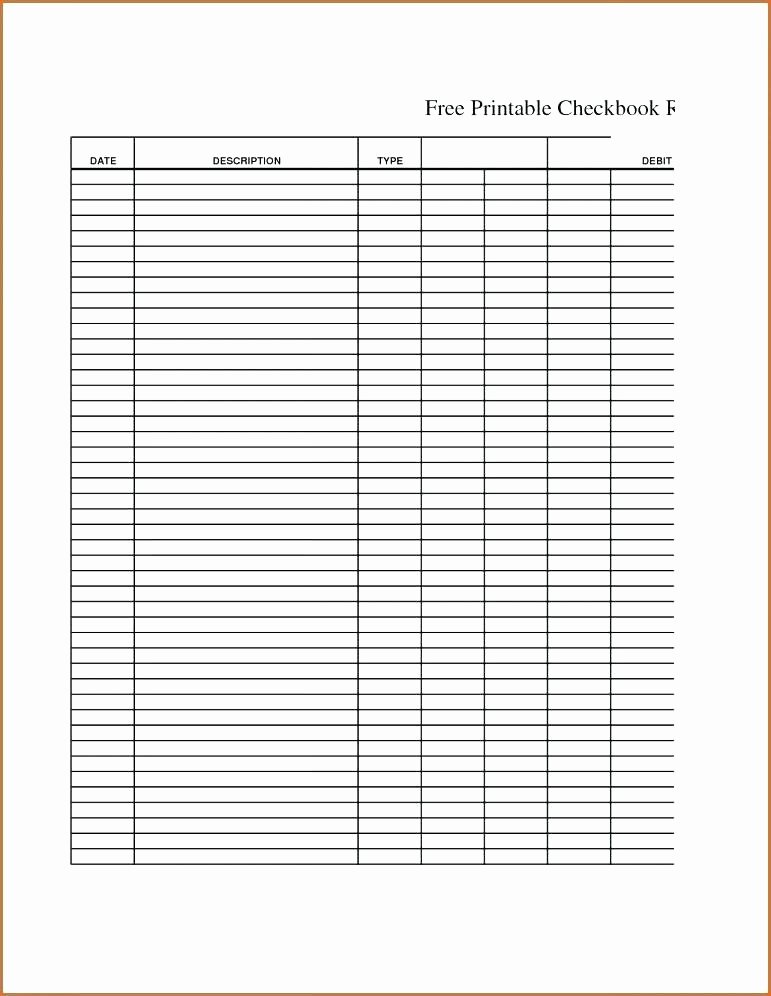 Blank Check Register Template Elegant 99 Blank Check Register Worksheet Check Register Review
