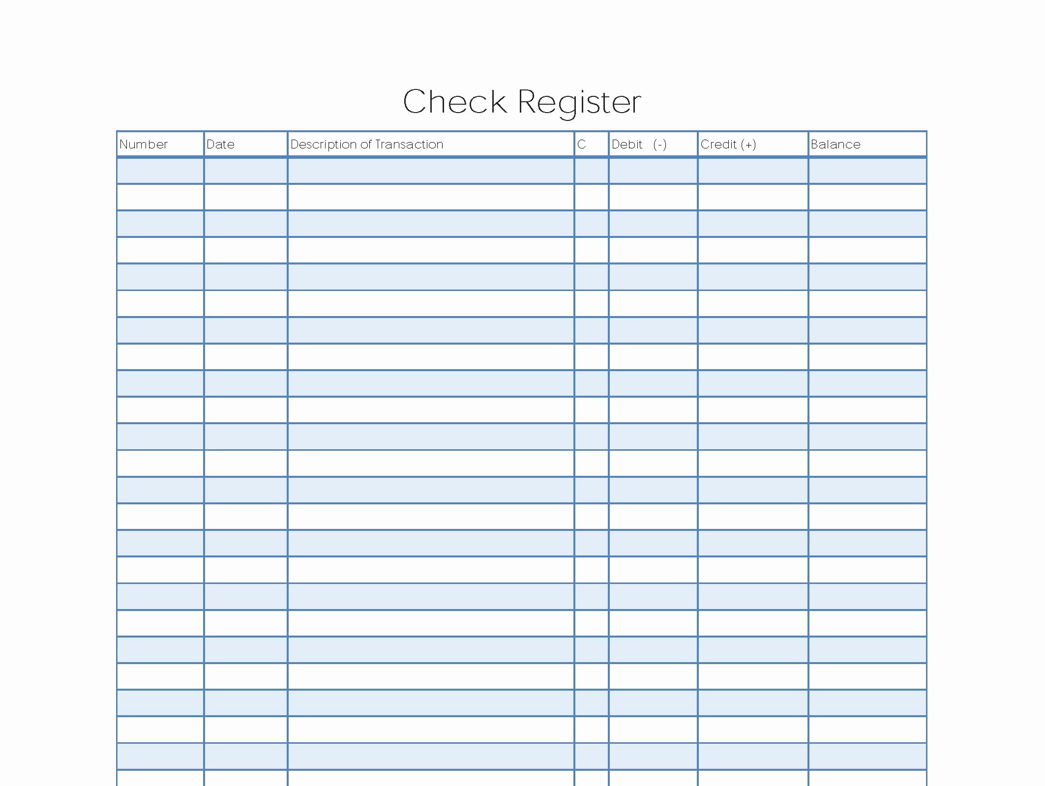 Blank Check Register Template New Blank Check Clipart Best