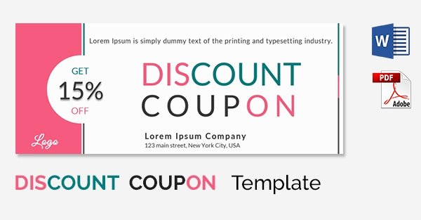 Blank Coupon Template Free Luxury Blank Coupon Templates – 26 Free Psd Word Eps Jpeg