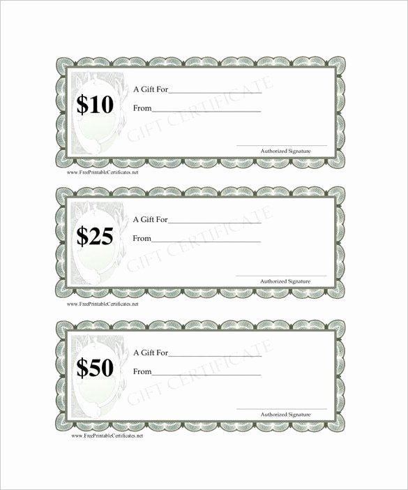 Blank Gift Card Template New 12 Blank Gift Certificate Templates – Free Sample
