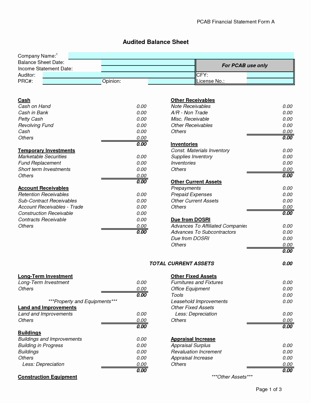 Blank Income Statement Template Lovely Blank In E Statement and Balance Sheet Shopgrat Sample
