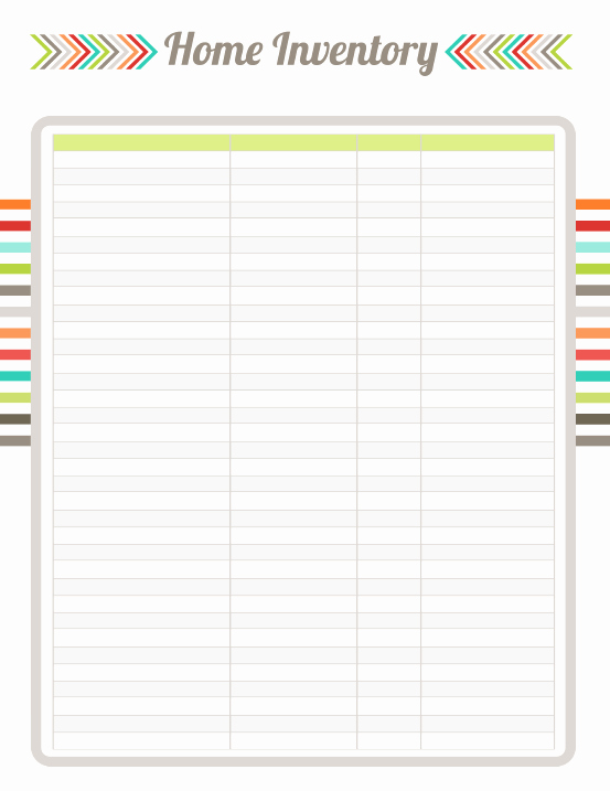 Blank Spreadsheet Template Printable Awesome 7 Best Of Printable Blank Inventory Spreadsheet