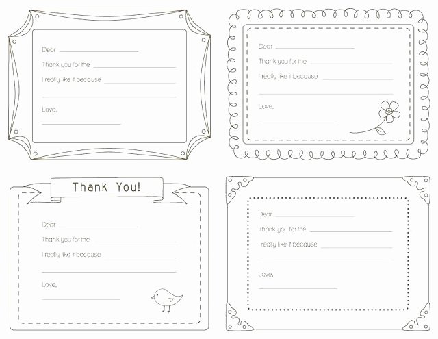 Blank Thank You Card Template Inspirational Thank You Note Template Blank Business Card Word 2013