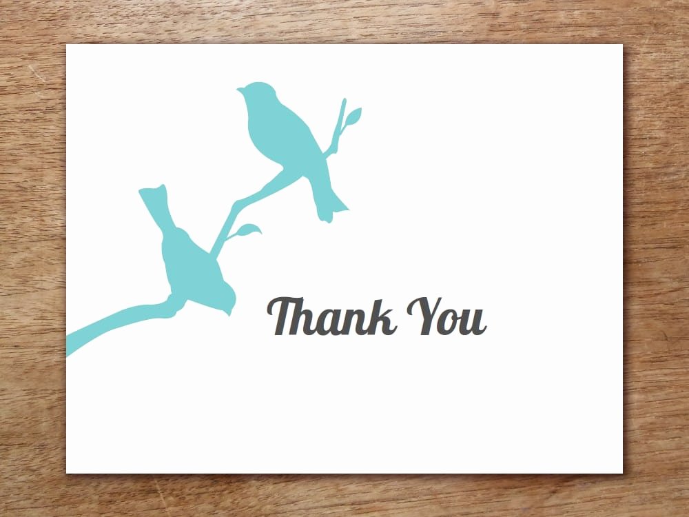 Blank Thank You Card Template New 6 Thank You Card Templates Word Excel Pdf Templates