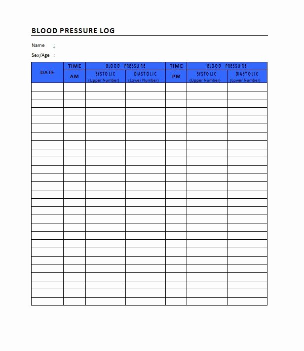 Blood Pressure Charting Template Best Of Blood Pressure Log to Pin On Pinterest Pinsdaddy