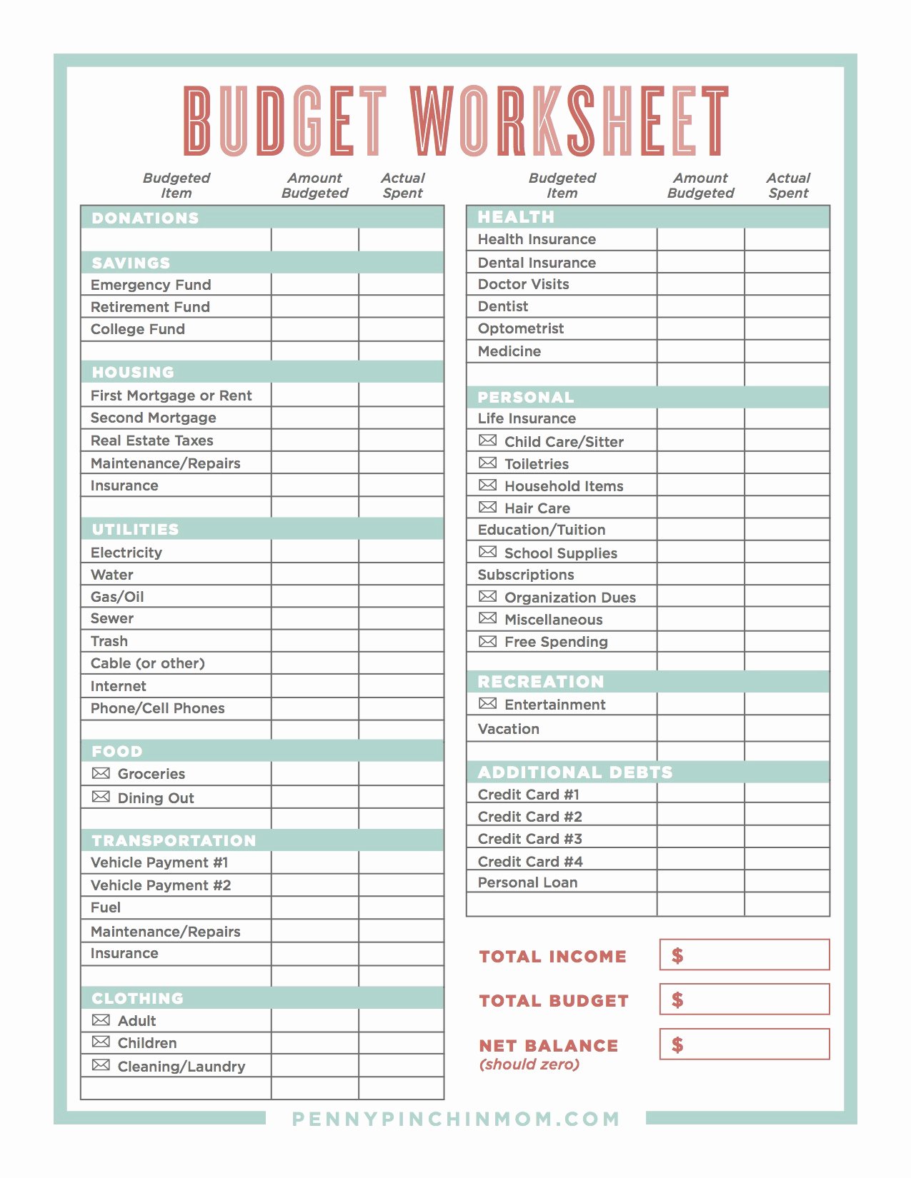 Budget Template for College Students Elegant Template College Bud Template
