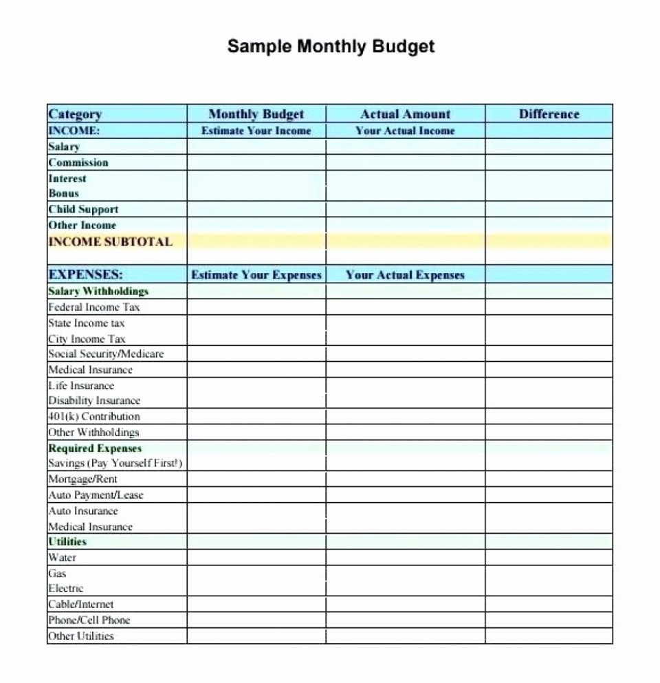 Budget Template for College Students Inspirational Excel Spreadsheet Bud Dashboard Sample Download for