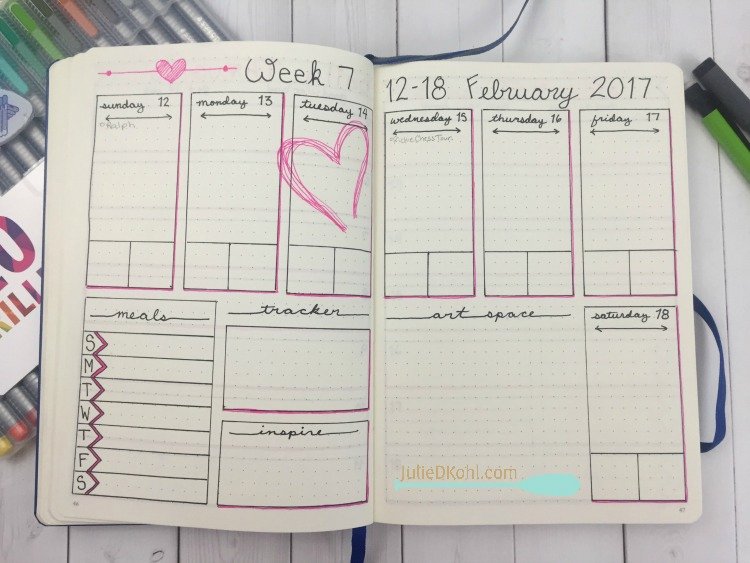 Bullet Journal Excel Template Inspirational Bullet Journaling January and February Walk Through with