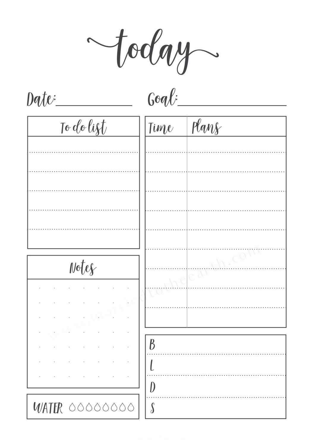 Bullet Journal Pdf Template Beautiful Printable Bullet Journal Daily Pages