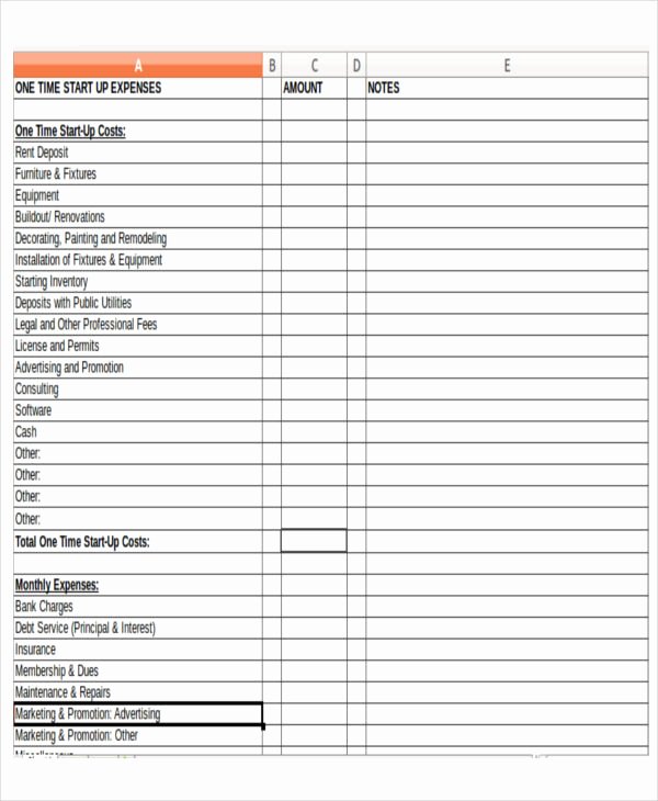 Business Budget Template Excel Luxury 8 Excel Business Bud Templates