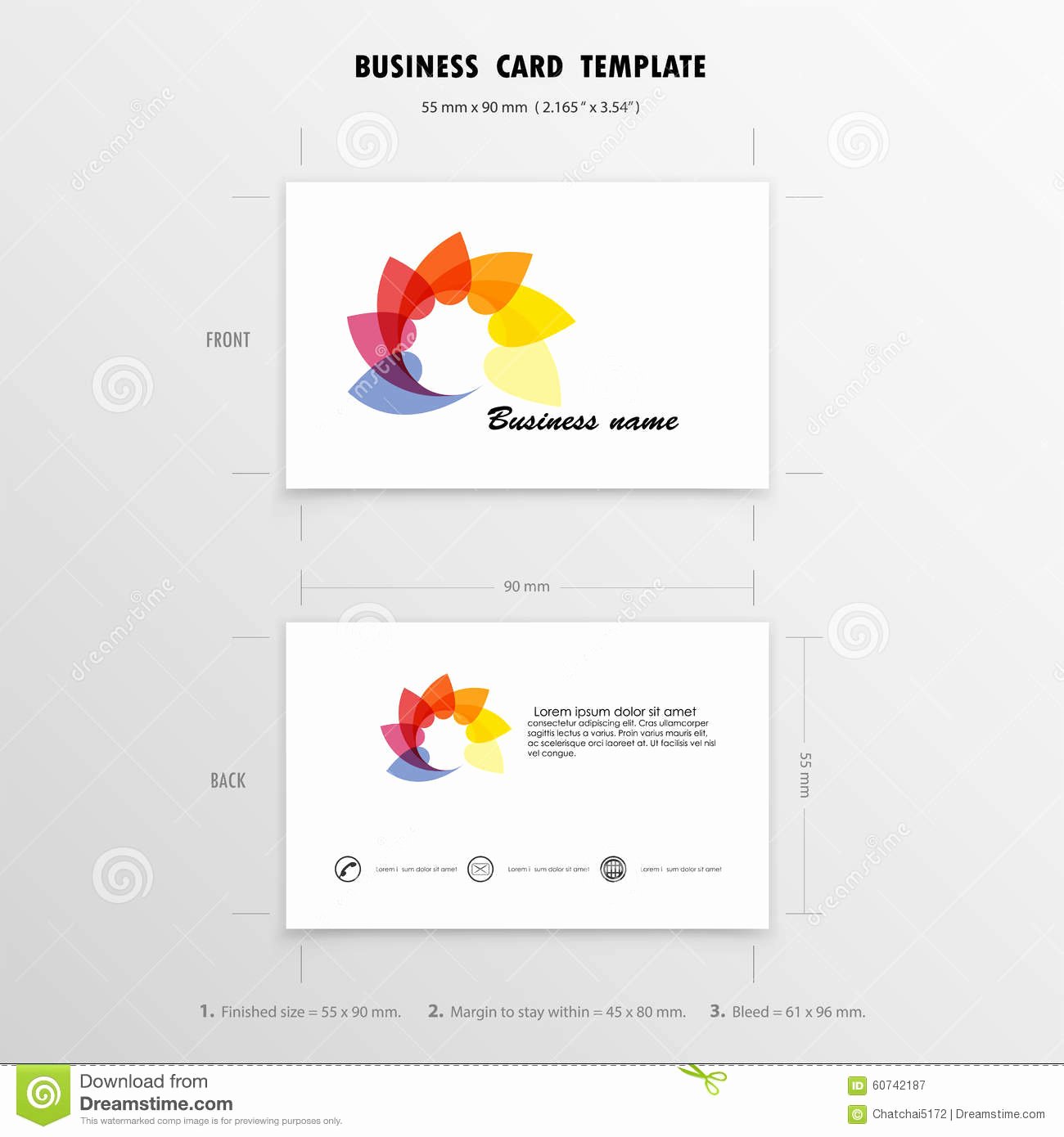Business Card Layout Template New Abstract Creative Business Cards Design Template Name