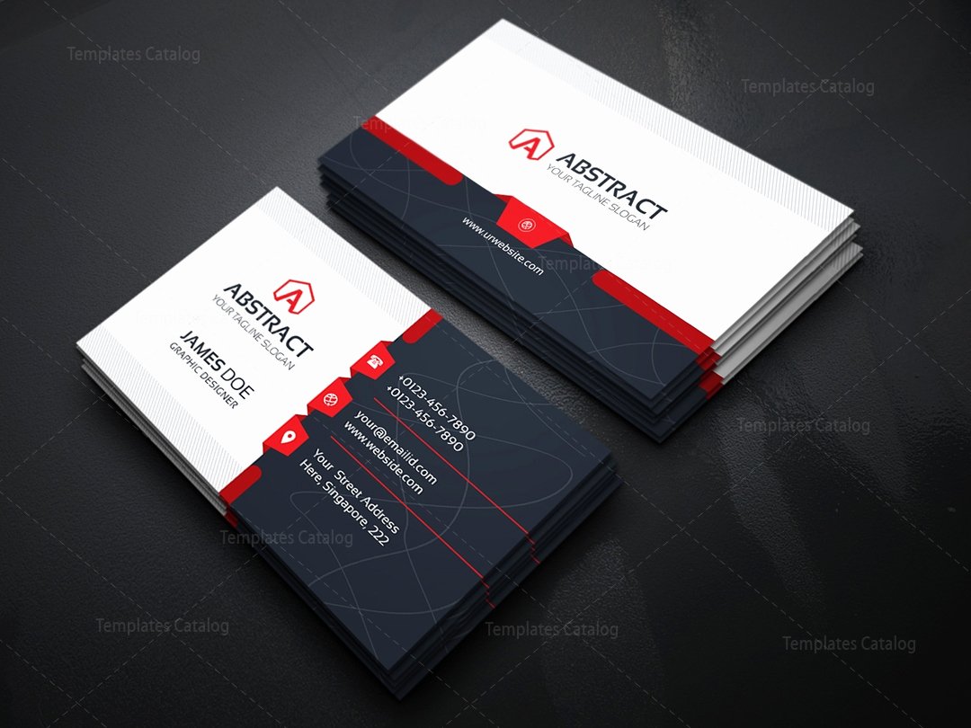 Business Card with Photo Template Best Of Corporate Business Card Template Template Catalog