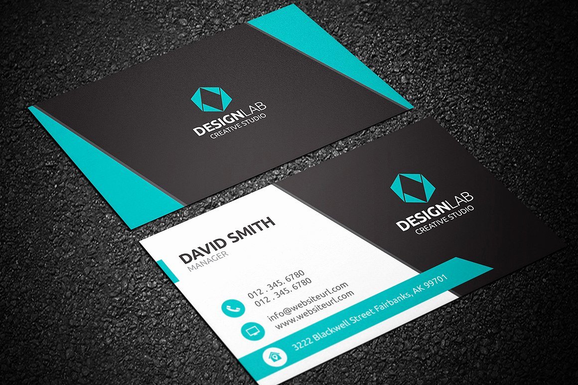 Business Card with Photo Template Inspirational Modern Business Card Template Business Card Templates