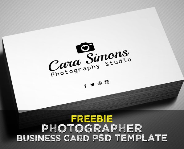 Business Card with Photo Template Lovely Freebie – Grapher Business Card Psd Template