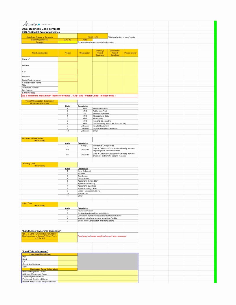 Business Case Template Excel New Business Case Template 2 Pdf Google Sheet Excel format