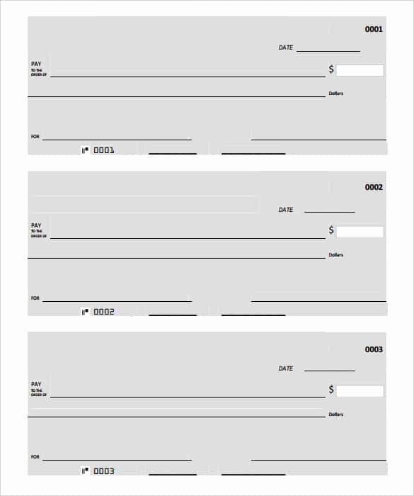 Business Check Printing Template New 24 Blank Check Template Doc Psd Pdf &amp; Vector formats