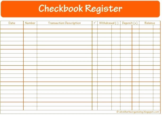 Business Check Register Template New Business Check Template Word Luxury Printable Checkbook