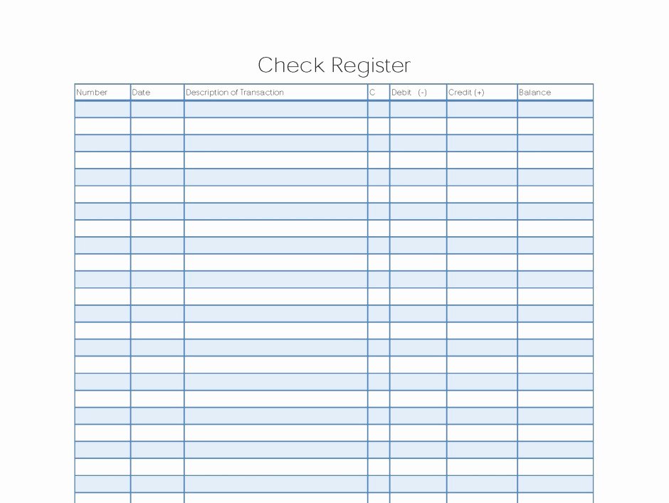 Business Check Template Excel Elegant 6 Free Blank Business Checkbook Register Template Excel