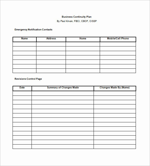 Business Contingency Plan Template Elegant Business Plan Template – 110 Free Word Excel Pdf format