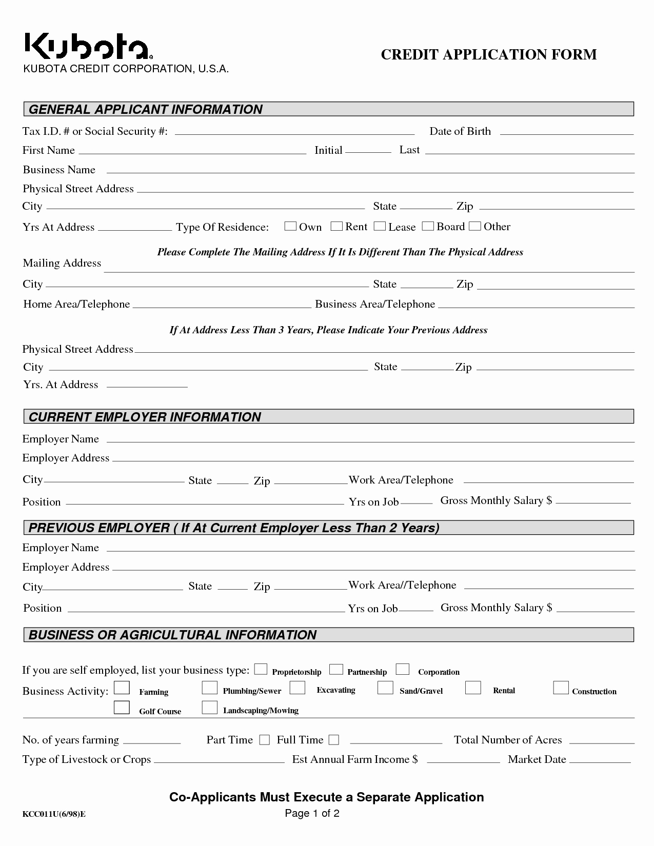 Business Credit Application Template Luxury 27 Of Application Credit Reference Template