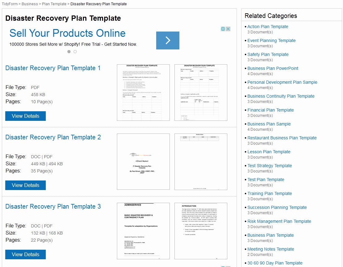 Business Disaster Recovery Plan Template New Disaster Recovery Plan Templates