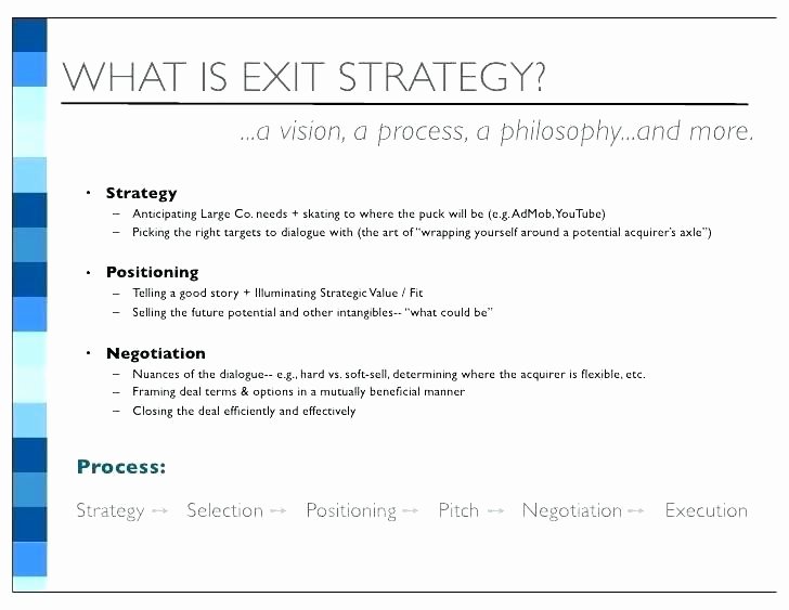 Business Exit Strategy Template Awesome Business Exit Strategy Template Sample Your Business Plan