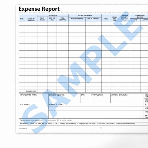 Business Expense Report Template Inspirational Excel Expense Report Template