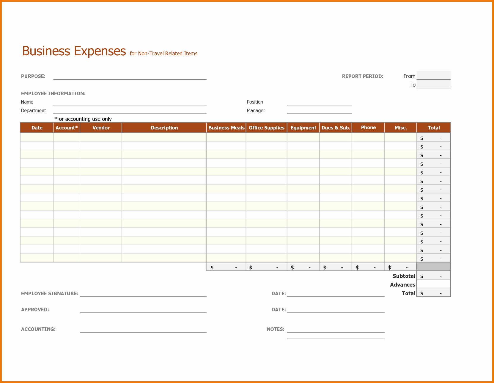 Business Expense Report Template Luxury Free Excel Templates for Monthly Expenses 1000 Ideas