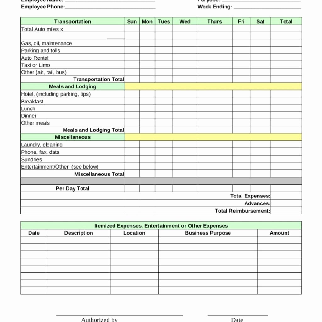 Business Expense Report Template Unique Small Business Expense Report Template Excel