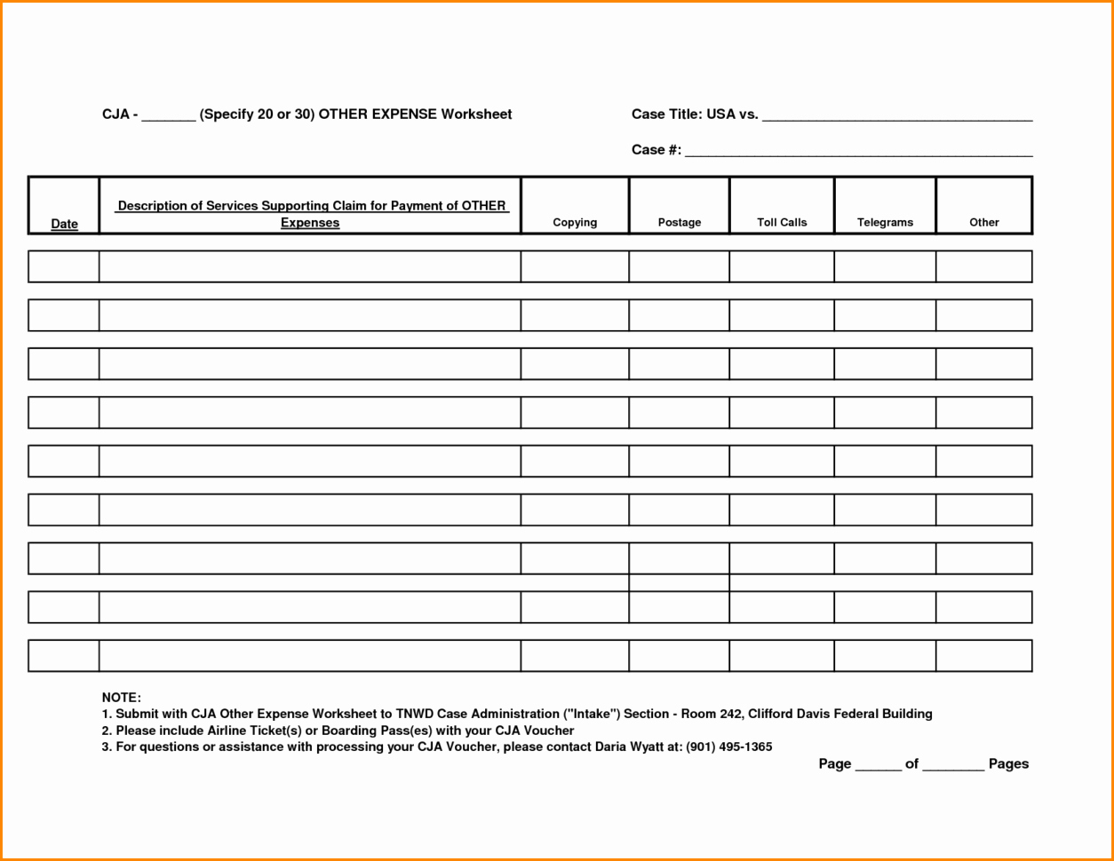 Business Expense Sheet Template Fresh Expense Worksheet Template Worksheets Ratchasima