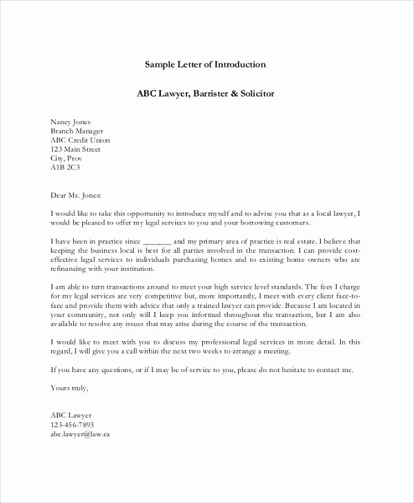 Business Introduction Letter Template Best Of 13 Sample Business Introduction Letters – Pdf Doc
