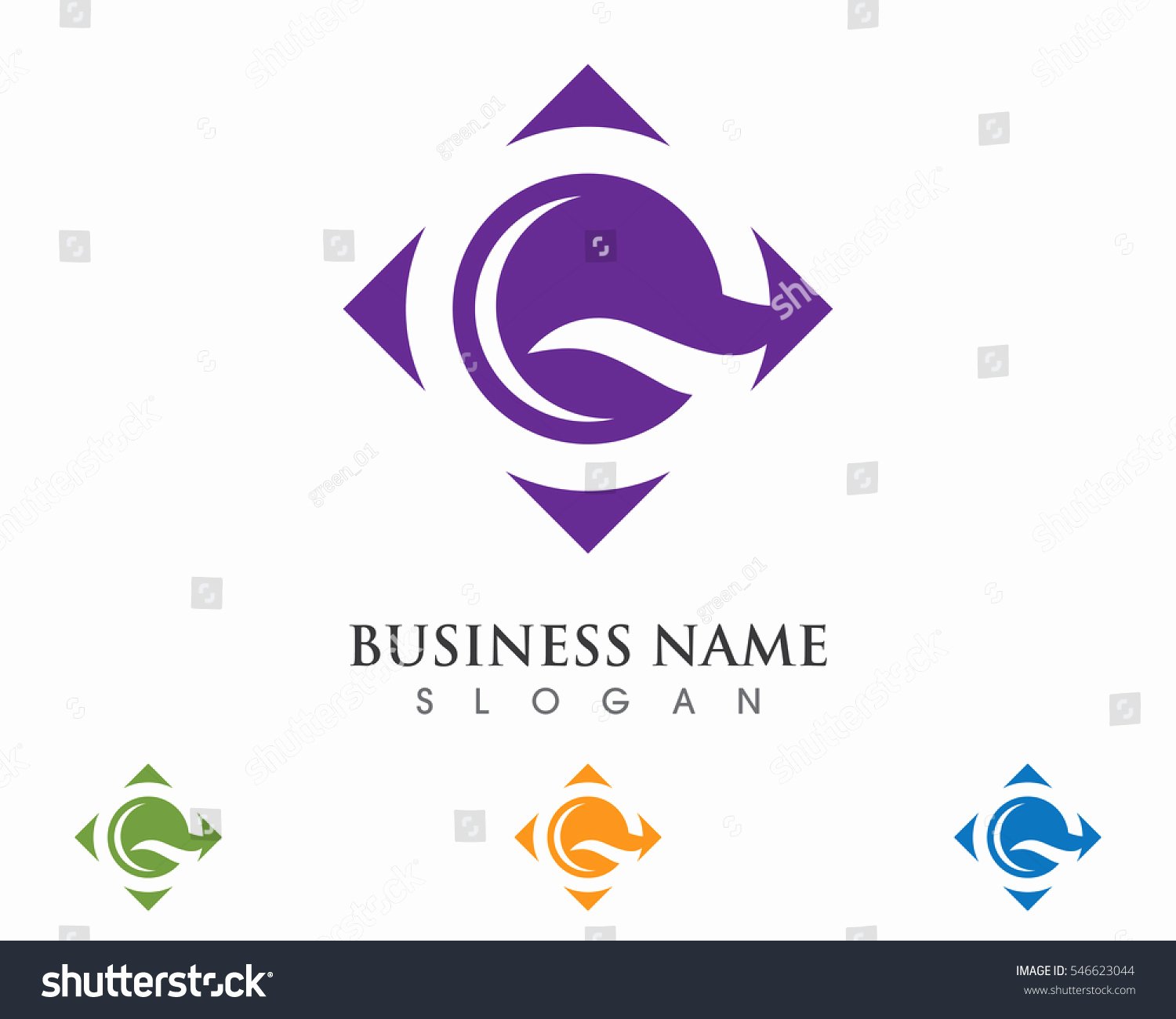 Business Letter Template with Logo Unique G Letter Logo Business Professional Logo Stock Vector
