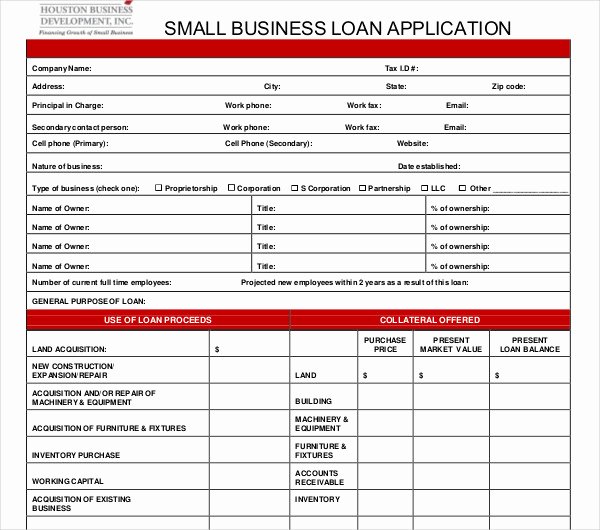 Business Loan Application Template Luxury 10 Loan Application Templates Pdf Doc