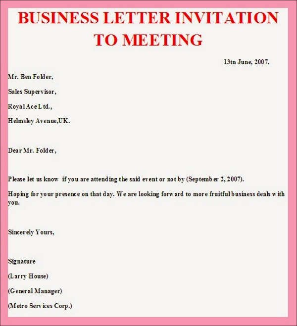 Business Meeting Invitation Template Lovely 38 Meeting Invitation Designs Psd Ai Word Indesign