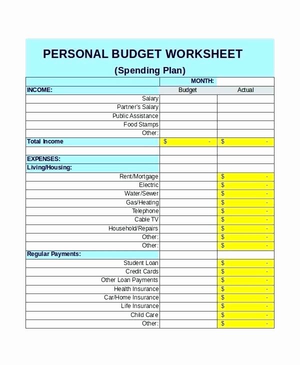 Business Monthly Budget Template Luxury Home Bud Spreadsheet Excel Household Worksheet Template