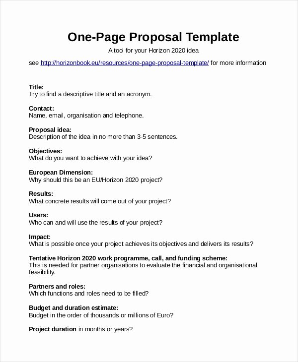 Business One Sheet Template Awesome Proposal Template 31 Free Word Pdf Indesign format