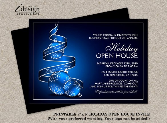 Business Open House Invitation Template Beautiful 23 Business Invitation Templates – Free Sample Example