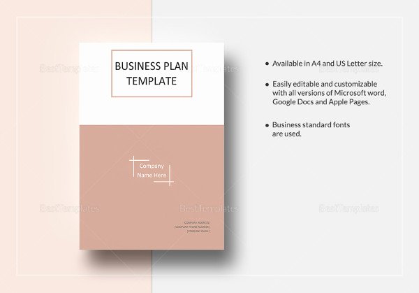Business Plan Template Pages Mac Inspirational 19 Business Plan Templates Sample Word Google Docs