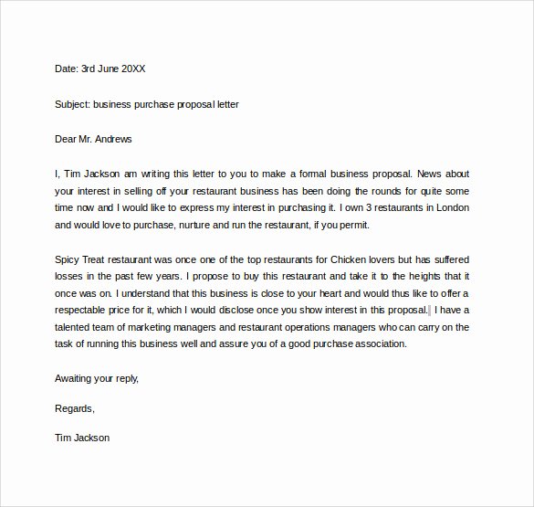 Business Proposal Email Template Fresh 38 Sample Business Proposal Letters Pdf Doc