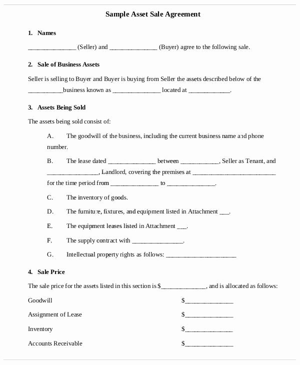 Business Purchase Agreement Template Free Awesome Business Sale Agreement 12 Things that You Never Expect