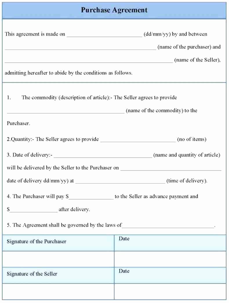 Business Purchase Agreement Template Free New Template Business Purchase Contract Template
