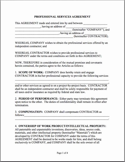 Business Service Contract Template Awesome 7 Best Contr Images On Pinterest