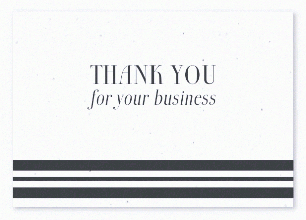 Business Thank You Card Template Luxury Free Printable Thank You Card Template for All
