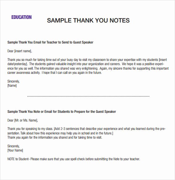 Business Thank You Note Template Lovely Sample Professional Thank You Notes 8 Documents In Pdf